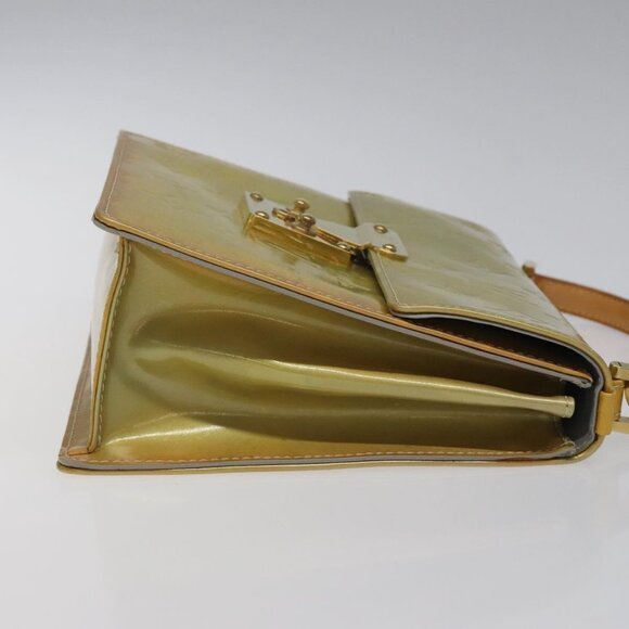 LOUIS VUITTON Monogram Vernis Spring Street Hand Bag Gris M91029 LV Auth 116696 - Picture 5 of 16